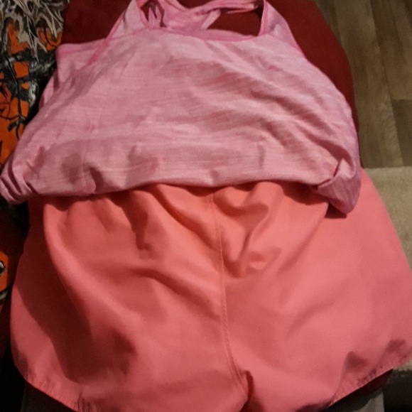 Old Navy Other - Pretty and pink swim trunks and shirt